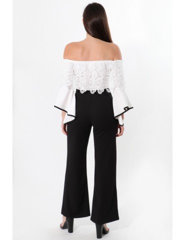 Off Shoulder Jumpsuit