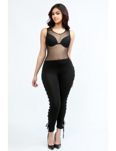 Mesh Jumpsuit